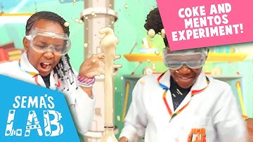 Coke and Mentos Science Experiment For Kids | Science experiments for kids | Sema