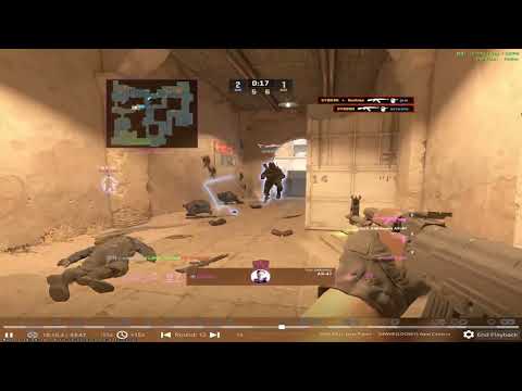 💪🏿😠 CYGDEN AK47 1 VS 4 (DEDUST2 (B) LOWER TUNNEL)