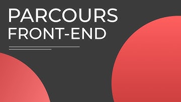 Le Parcours Front-End.