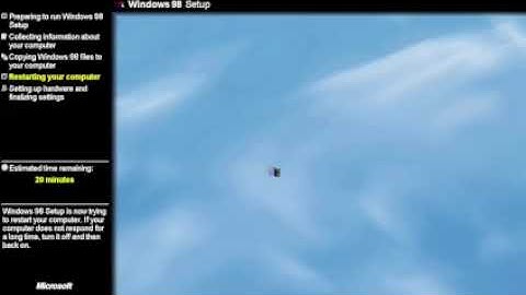 The Daily Install Series - Testing if Windows 98 SE Setup works on Windows 98 FE