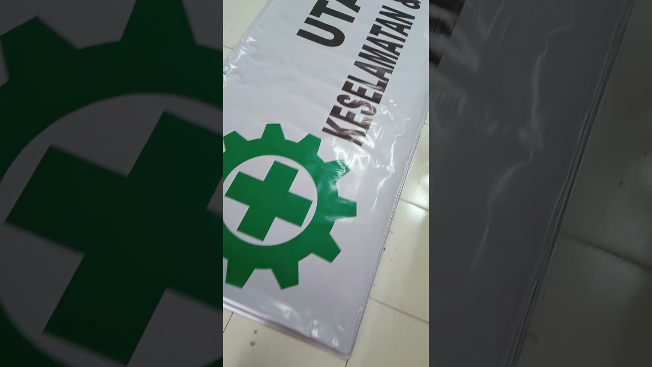Banner / Spanduk Utamakan Keselamatan dan kesehatan kerja K3 #shorts #safety #Spanduk #backdrop