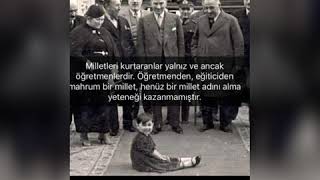 Başöğretmen Mustafa Kemal Atatürk ve 24 Kasım Öğretmenler  Günü