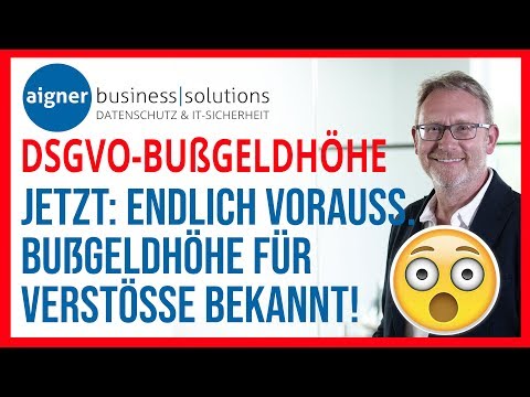 DSGVO Bußgeld berechnen