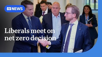 Liberals appear set to dump net zero commitment after marathon meeting | ABC NEWS