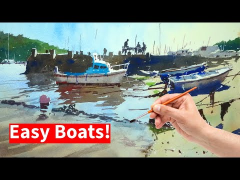 Easy Boat Painting to Capture the Light