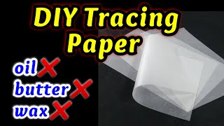 Home made trace paper / Butter paper : Mobile picture Tracing / Trace paper  using coconut oil 