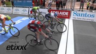 Simon Gerrans Of Orica Greenedge Sprints To Win Stage 3 Of The Santos Tour Down Under