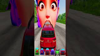 Big Small Cars vs Heroes in BeamNG.drive