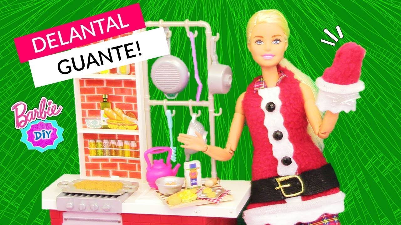Como hacer ROPA Navideña para MUÑECAS Barbie /SIN COSER! MANUALIDADES  Navideñas - YouTube