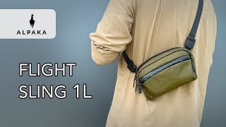 Alpaka Flight Sling 1L Review | Minimal Carry Game Changer? #alpakagear