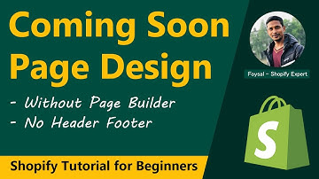 Shopify Coming Soon Page ✅ Set up a personalized coming soon page on Shopify Website