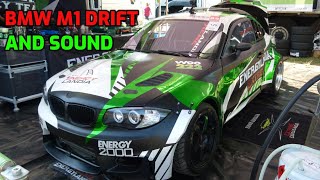 BMW M1 coupe V8 drift and sound