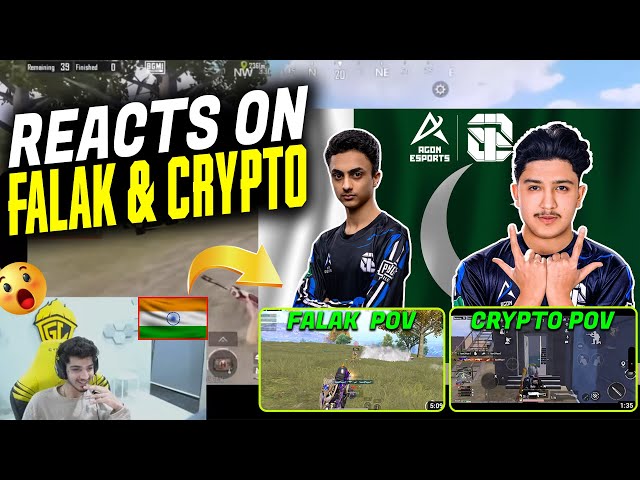 GODL ZGOD🇮🇳 REACTS ON CRYPTO🇵🇰 VS 4MV🇲🇳 🔥 u0026  REACTS ON AGONxi8 FALAK🇵🇰 😍 GODL ZGOD | PUBG 👌🔥 class=