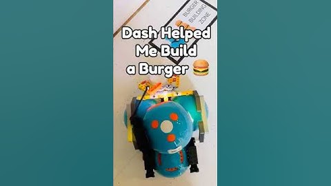 Build a Burger STEM Lesson with Dash Robot Using Gripper Building Kit