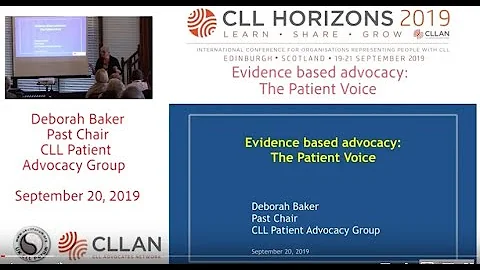 CLL HORIZONS 2019 Advocacy in Action - Evidence Based Advocacy - Deborah Baker, Canada