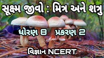 સુક્ષ્મજીવો : મિત્ર અને શત્રુ || Std 8 Sem 1 Unit 2 || Suxamjivo : Mitra Ane Satru || વિજ્ઞાન