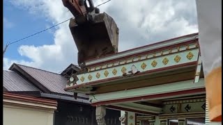 TELAH RATA DENGAN TANAH RUMAH ACIL JULAEHA YANG LAGI VIRAL DI TIK TOK ASAL KALIMANTAN SELATAN