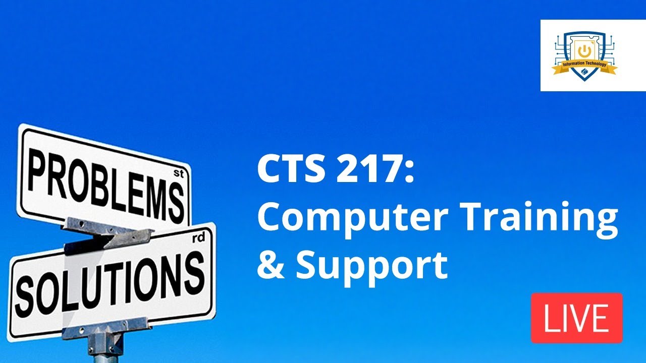 Cts 217 Help Desk Operation Youtube