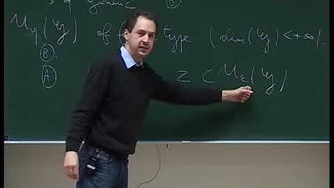 Dr. David Hernandez | G-bundles on elliptic curves and quantum groups