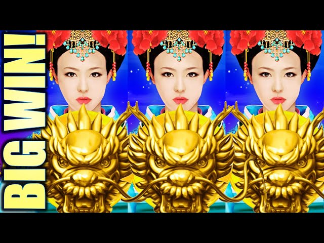 ★BIG WIN!★ BUILDING MY OWN JACKPOT!! 🤑 AUTUMN MOON & 5 DRAGONS Slot Machine (ARISTOCRAT GAMING) class=