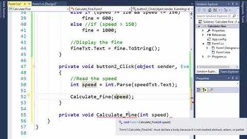 Using Method Overloading and Value returning methods