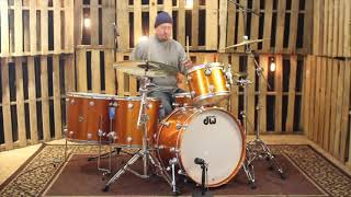 Dw Collectors Exotic Maplespruce Drum Set - 24, 13, 16, 18, 7X14 - So