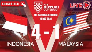 BIG MATCH 4-1 | INDONESIA VS MALAYSIA | THE NATIONAL STADIUM | AFF CUP 2020/2021