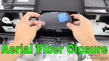 Aerial fiber optic splice closures for messenger cable