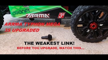 Arrma Typhon Mega UPGRADED "I broke the same part twice!!!"😲 WATCH THIS!!!