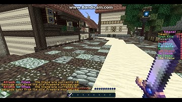 Attack on Titan Mini Game on the Galaxy MC server