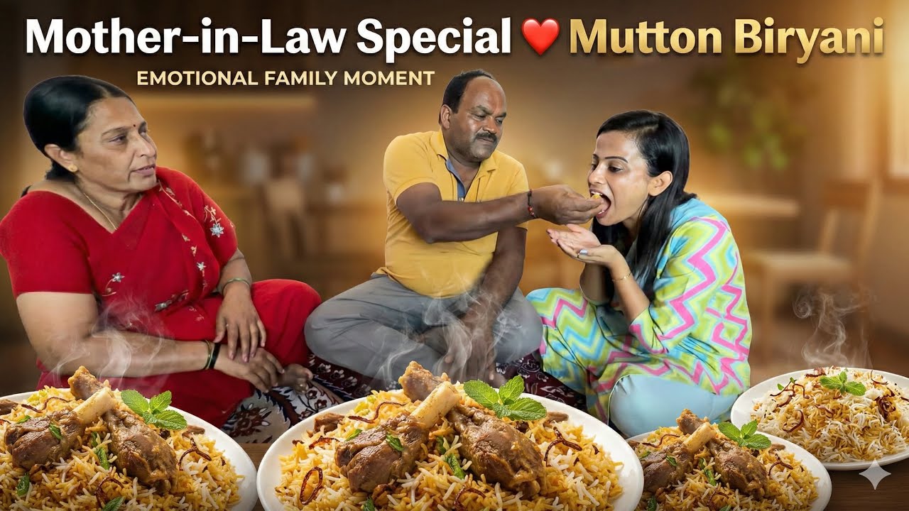 Mother-in-Law’s Special Mutton Biryani for Daughter-in-Law ❤️ Emotional Family Vlog