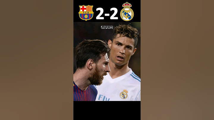 The Last El Clásico Between Messi and Ronaldo: Barcelona VS Real Madrid 2-2 2018 LaLiga