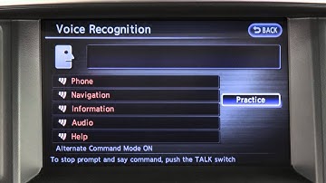 2015 Infiniti Q60 - Voice Prompt Interrupt (if so equipped)