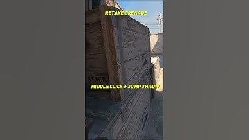 Retake Grenade For A Site Dust 2 CS2 #shorts