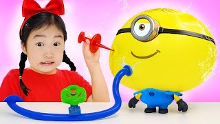 Boram y Amigos aprenden a jugar juntos - Historia divertida con globos