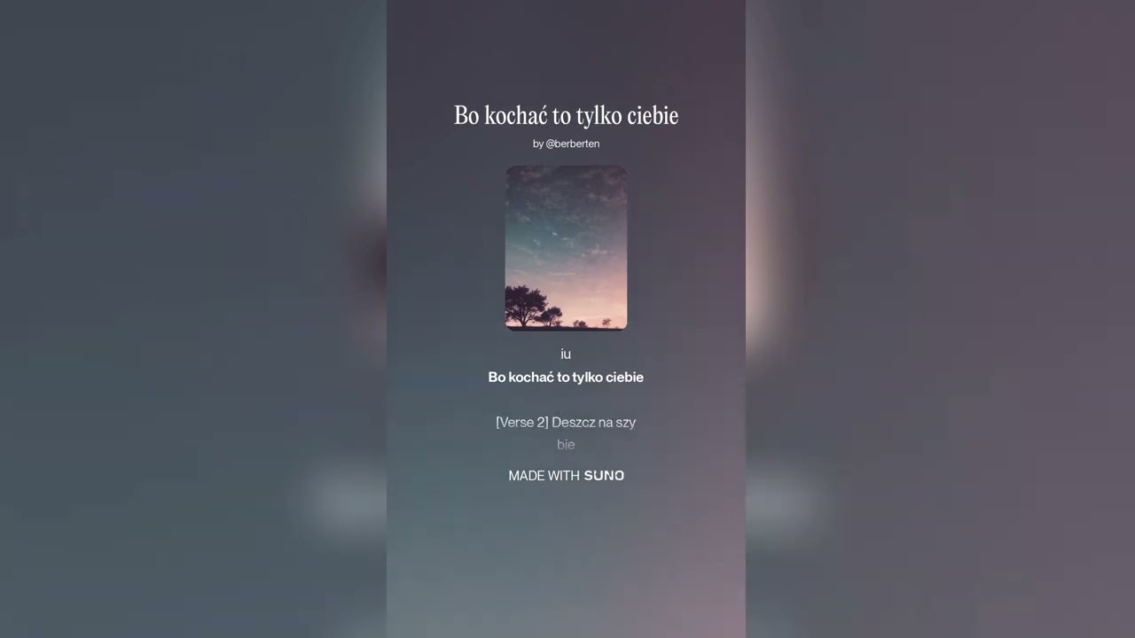 Bo kochać to tylko ciebie