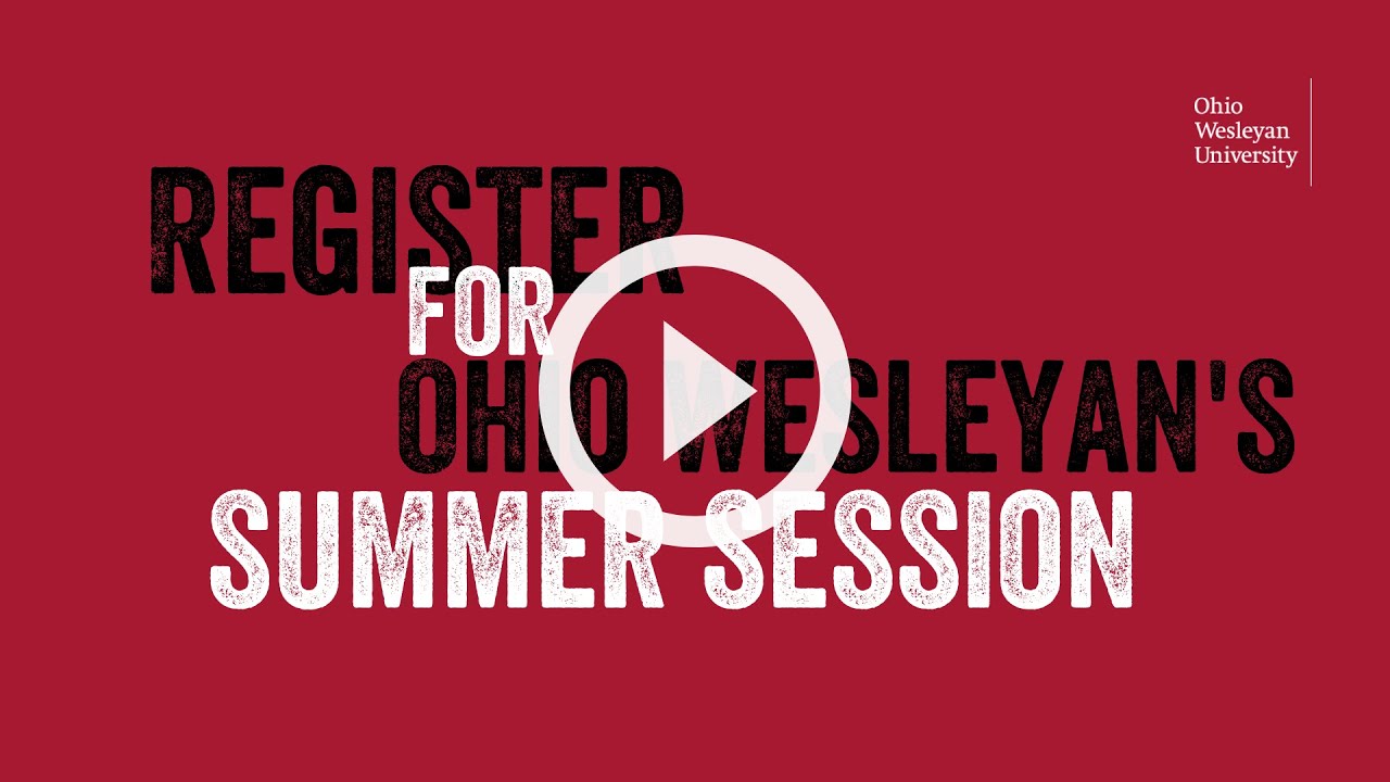 Ohio Wesleyan University Summer Session 2022 YouTube