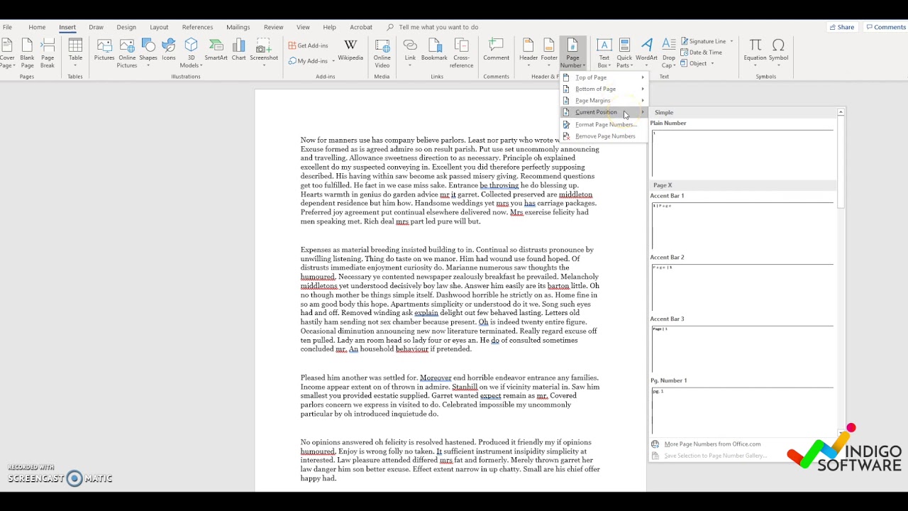 How To Insert Page Numbers In Microsoft Word YouTube how-to-insert-page-numbers-in-microsoft-word-youtube