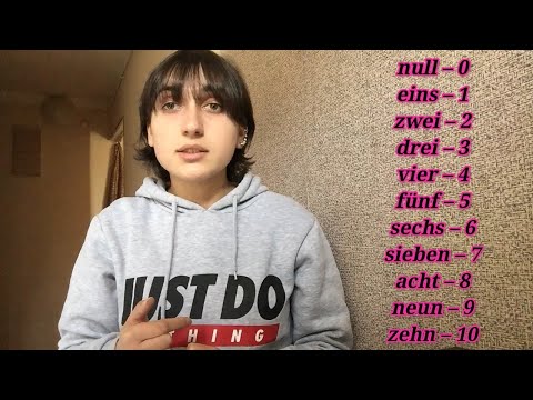 [გერმანული ენა]  Die Zahlen - რიცხვები  / 0 - 20