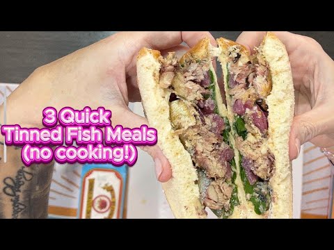 سردين كبد سمك القد وماكريل مع نادي الأسماك المعلبة