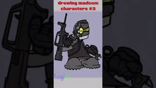 the mask is NOT bulletproof #madnesscombat #krinkels #ibispaintx #digitalart #speedpaint