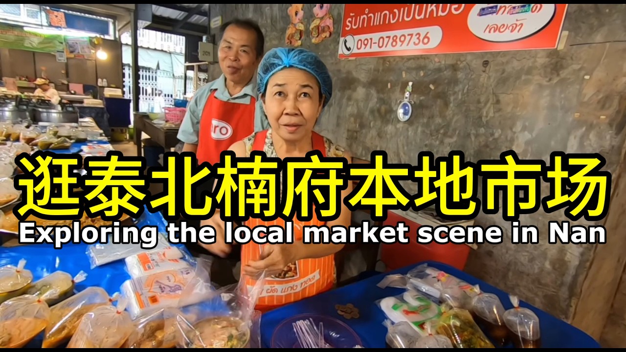 逛逛泰国没有游客的小城菜市场 ，看看平民消费｜泰北旅游｜泰国物价｜泰国自由行｜诗人之旅｜环游泰国