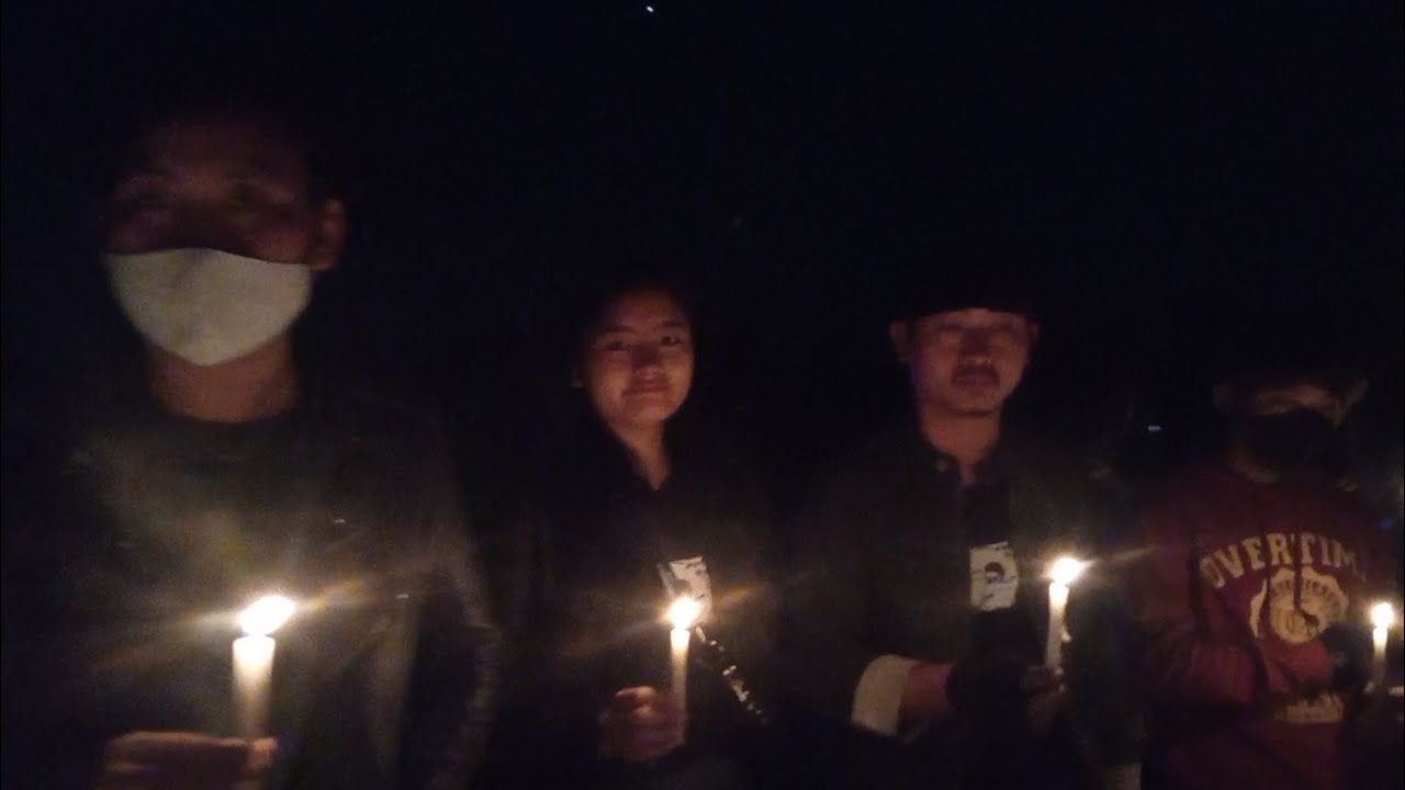 All Nagaland biker Candle light vigil & tribute ride for our konyak brothers 