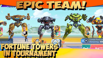 Mech Arena - Gameplay Walkthrough Part 252 - EPIC Team Fortune Towers🔥in Tournament(iOS,Android)
