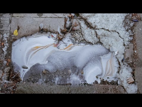 დაბინძურებული ხევი თელავში