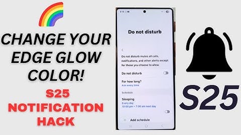 🔥 How to Change Edge Glow Colors for Notifications on Samsung Galaxy S25/S25 Edge/Ultra!