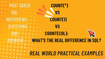 COUNT(*) vs COUNT(1) vs COUNT(col): What