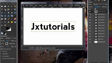 How to make weird animating text in GIMP (HD)