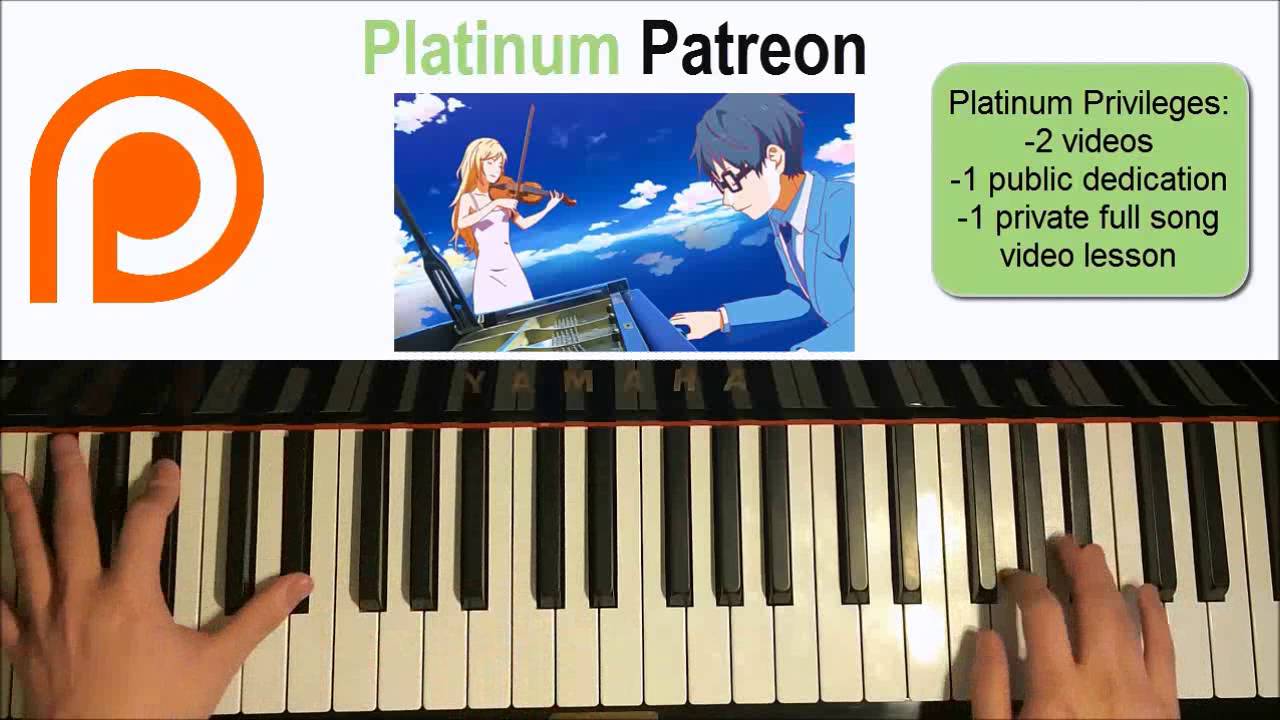 Hikaru Nara-Your Lie in April OP- Free Piano Sheet Music & Piano Chords