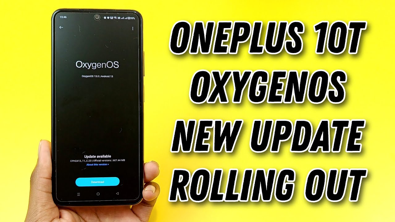 OnePlus 10T OxygenOS New Update Rolling Out - YouTube